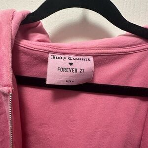 Juicy Couture x Forever 21 Pink Hoodie
